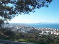Overlooking the city of Chania, Crete