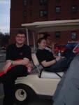 Jeff, Jen, & Muffin, your golf-cart tour guide