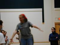 Becca in a state of high motion