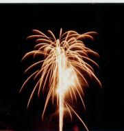 New years eve, crappy fireworks display