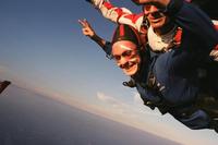 The guy taking the pictures is also in freefall.