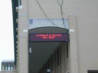And finally the sign is owned....