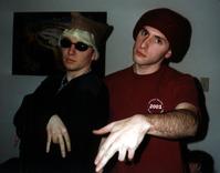Will and Adam are down with their bad selves.  Yes, that is Hunter's sleeve on Will's head.