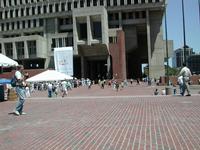 Generic shot of Government Center in Boston
