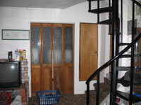 from the front door