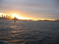 Sunset over Sydney