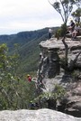 Abseiling  (Australian for 