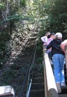 Scenic Railway - tracks for one of the steepest railways in the world