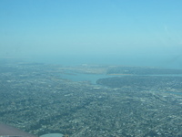 Oakland International Airport (sort of hazy in the distance)