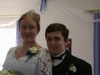 The newly married couple