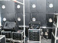 Back of house right PA, Turbosound TMS-3, Jefferson Starship @ IC Light Ampitheater