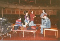 CMH event strike (early 90s?)
Greg Spontak, Amy Wilson, Joshua Lynn, Brian Papa, Tom Cook, ???, Cable Toolbox, and one stolen-from-BigBird shopping cart.