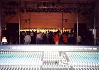 Another shot of crowd inside tent for Fugazi.