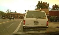 Car ahead of me in Capistrano.